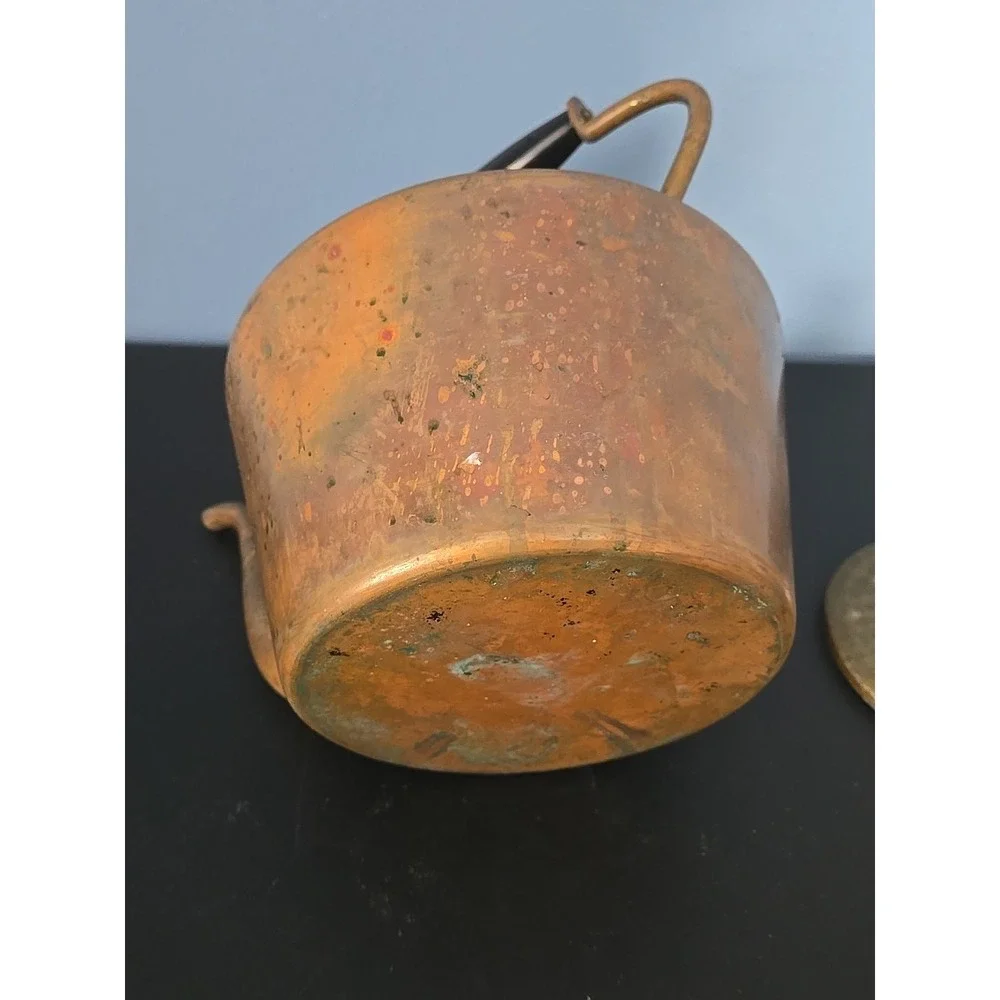 Antique Douro B & M Copper Tea Kettle - Tin Lined Portugal Late‎ 19th Century
